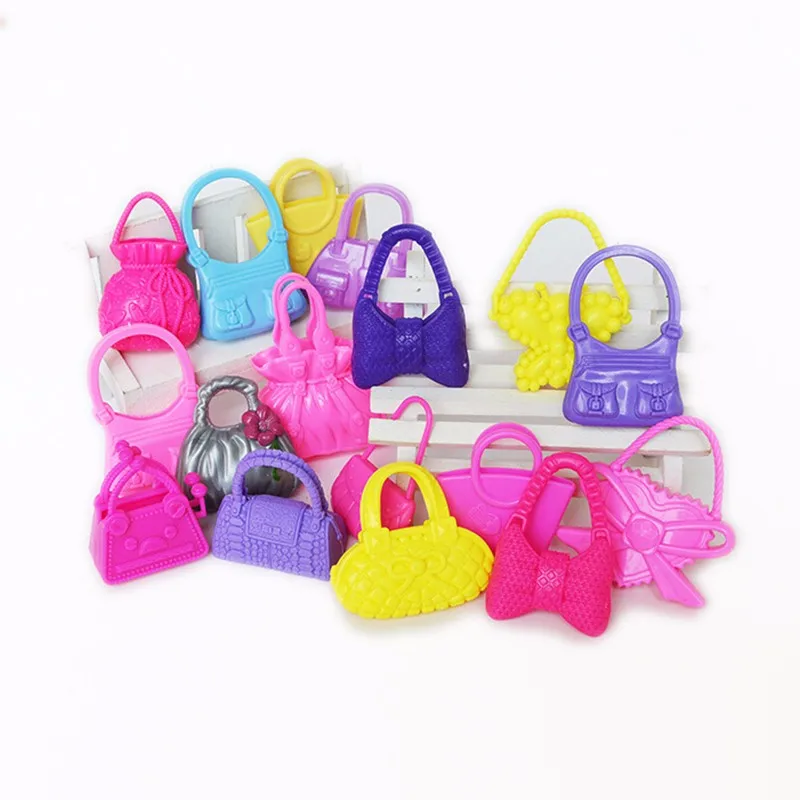 10 PCS Colorized Fashion Mix Styles Doll Bags Accessories Toy Morden Bags For Barbie Doll Birthday Xmas Gift
10 PCS Colorized Fashion Mix Styles Doll Bags Accessories Toy Morden Bags For Barbie Doll Birthday Xmas Gift