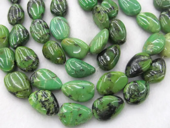 genuine chrysoprase gemstone green drop freeform polished loose bead 18-25mm full strand
genuine chrysoprase gemstone green drop freeform polished loose bead 18-25mm full strand