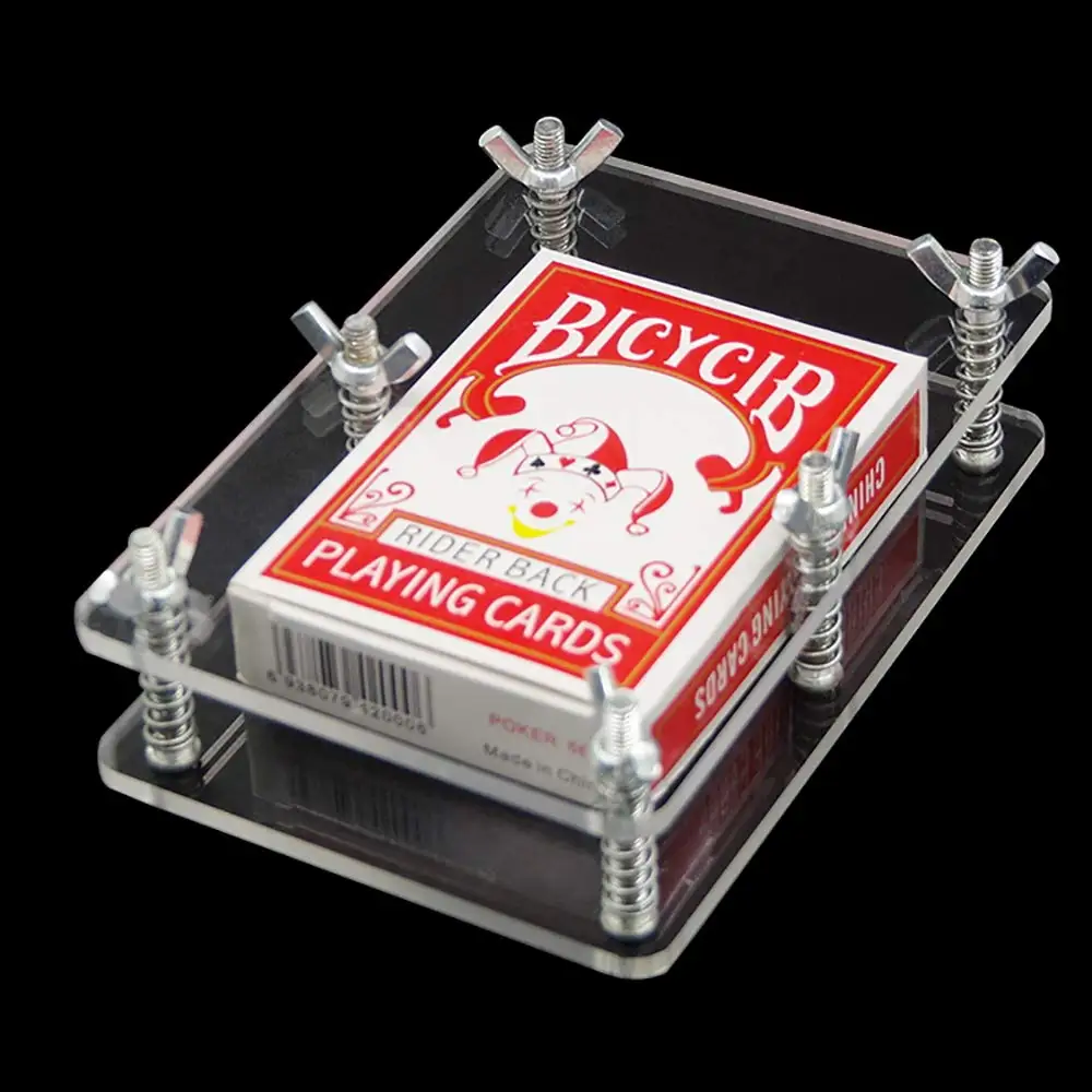 Enjoyer Crystal Card Press-Crystal Card Flatten Restore Deformation Magic Tricks Stage Illusions Magic Gimmick
Enjoyer Crystal Card Press-Crystal Card Flatten Restore Deformation Magic Tricks Stage Illusions Magic Gimmick