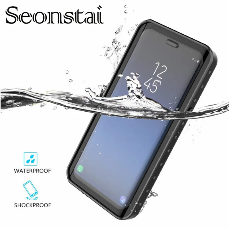 Водонепроницаемый чехол для Samsung Galaxy S9 ударопрочный прозрачный защитный S9Plus