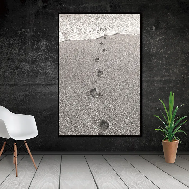 Scandinavian Nordic Beach Footprints Abstract Wall Pictures Living Room Art Decoration Pictures Canvas Painting Prints No Frame
Scandinavian Nordic Beach Footprints Abstract Wall Pictures Living Room Art Decoration Pictures Canvas Painting Prints No Frame