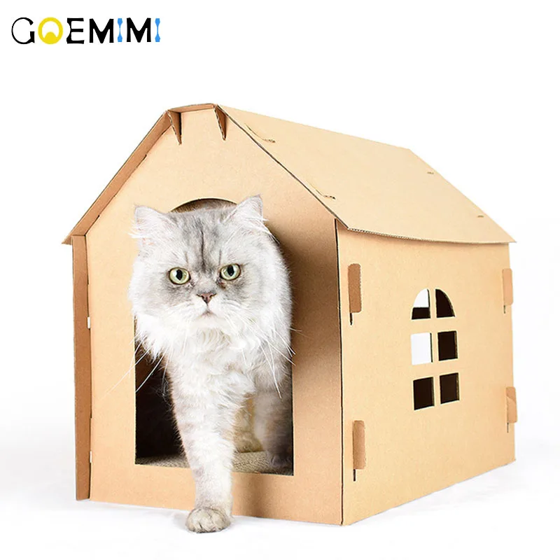 New Cat Paper house Foldable Design Indoor Bed For Cats Pet Puppy Dog Top Quality Cat Tent Small Medium Dogs Pets Home
New Cat Paper house Foldable Design Indoor Bed For Cats Pet Puppy Dog Top Quality Cat Tent Small Medium Dogs Pets Home