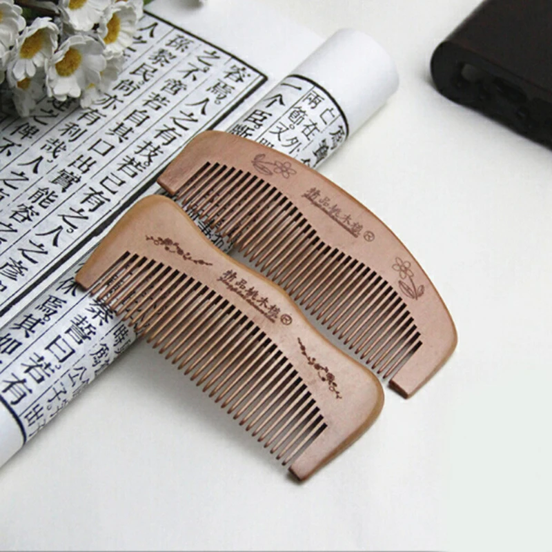 1pc Peach Wood Healthy Anti-static Head Massage Wooden Styling Tools Hair CareNo Static Massage Comb Wooden Hair Comb
1pc Peach Wood Healthy Anti-static Head Massage Wooden Styling Tools Hair CareNo Static Massage Comb Wooden Hair Comb