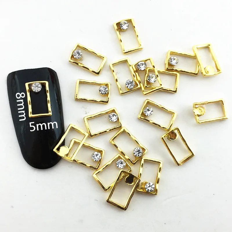 100pcs Metal inlay drill hollow rectangular Japanese nail jewelry alloy nail polish nail DIY jewelry sticker
100pcs Metal inlay drill hollow rectangular Japanese nail jewelry alloy nail polish nail DIY jewelry sticker