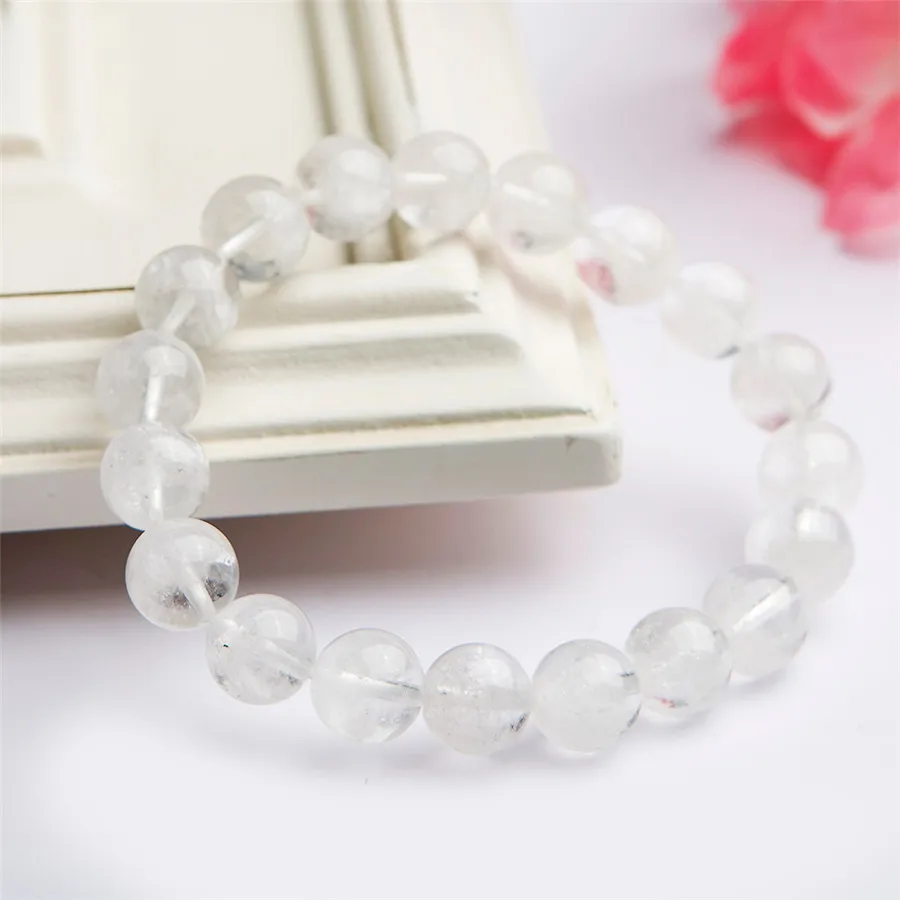 100% Natural White Phantom Quartz Gemstone Round Stretch 10mm Crystal Bead Fine Jewelry Bracelets For Women AAAAA Drop Shipping
100% Natural White Phantom Quartz Gemstone Round Stretch 10mm Crystal Bead Fine Jewelry Bracelets For Women AAAAA Drop Shipping