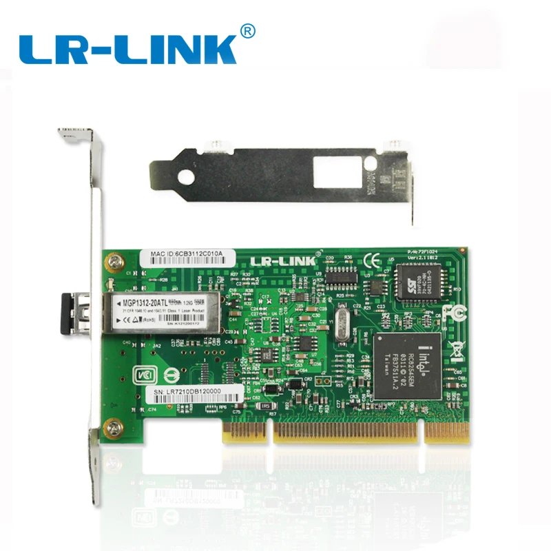 LR-LINK 7020PF-ST PCI Network Card 100Mb Ethernet Fiber Optical Lan Adapter Controller Desktop PC Nic
LR-LINK 7020PF-ST PCI Network Card 100Mb Ethernet Fiber Optical Lan Adapter Controller Desktop PC Nic