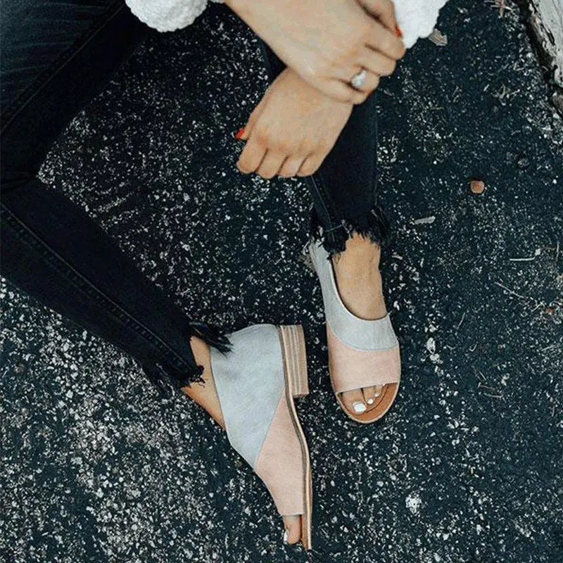Summer Side Hollow Fish Mouth Flip Flops Stitching Colours Retro Women Sandals Women's Casual Popular Flat Outdoor Beach Shoes
Summer Side Hollow Fish Mouth Flip Flops Stitching Colours Retro Women Sandals Women's Casual Popular Flat Outdoor Beach Shoes