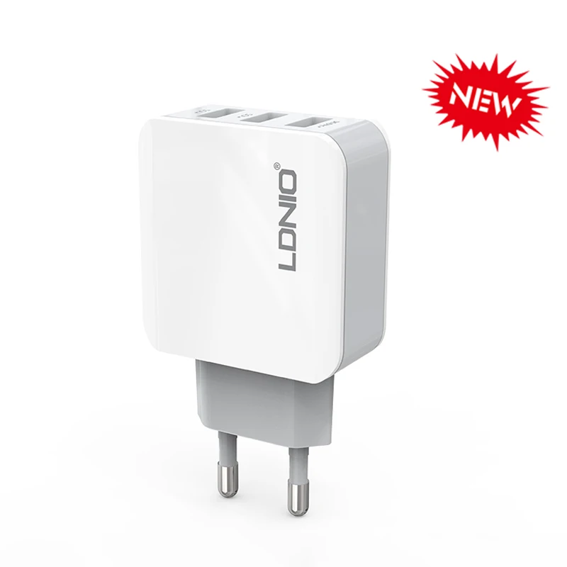 Зарядное устройство LDNIO с двумя usb портами зарядное для мобильного телефона