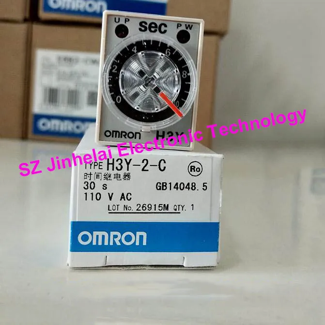 

OMRON H3Y-2-C AC110V подлинный оригинальный реле времени 1S 5S 10S 30С 60С 3 м реле времени