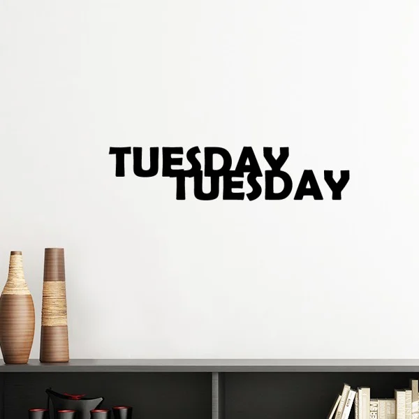 Stylish Characters Sunday Thursday Tuesday Wednesday Silhouette Removable Wall Sticker Art Decals Mural DIY Wallpaper Room Decal
Stylish Characters Sunday Thursday Tuesday Wednesday Silhouette Removable Wall Sticker Art Decals Mural DIY Wallpaper Room Decal