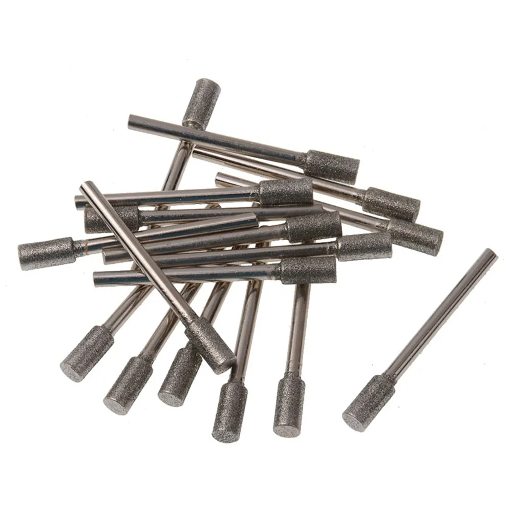 Diamond Grinding Bits 20pcs 1/8" Shank Cylindrical Nose Jade Stone Polishing Cutting Abrasive Mounted Points
Diamond Grinding Bits 20pcs 1/8" Shank Cylindrical Nose Jade Stone Polishing Cutting Abrasive Mounted Points