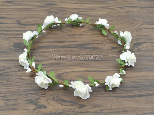 Bohemian Paper Foam Flower Hair Crown Ivory Wite Bridesmaid Headpieces Outdoor Party Decoration Supplies Hen Party Accessories
Bohemian Paper Foam Flower Hair Crown Ivory Wite Bridesmaid Headpieces Outdoor Party Decoration Supplies Hen Party Accessories