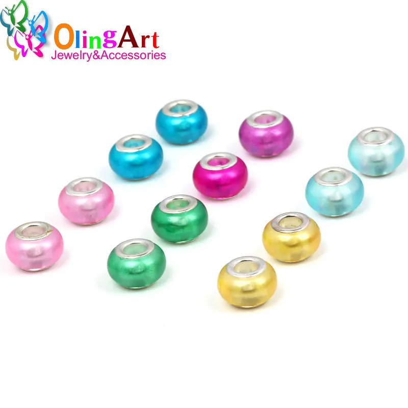 OlingArt 15x10mm 12 Pcs/Lot Transparent multicolored Big Hole Acrylic European Beads DIY Bracelet Necklaces Jewelry making
OlingArt 15x10mm 12 Pcs/Lot Transparent multicolored Big Hole Acrylic European Beads DIY Bracelet Necklaces Jewelry making