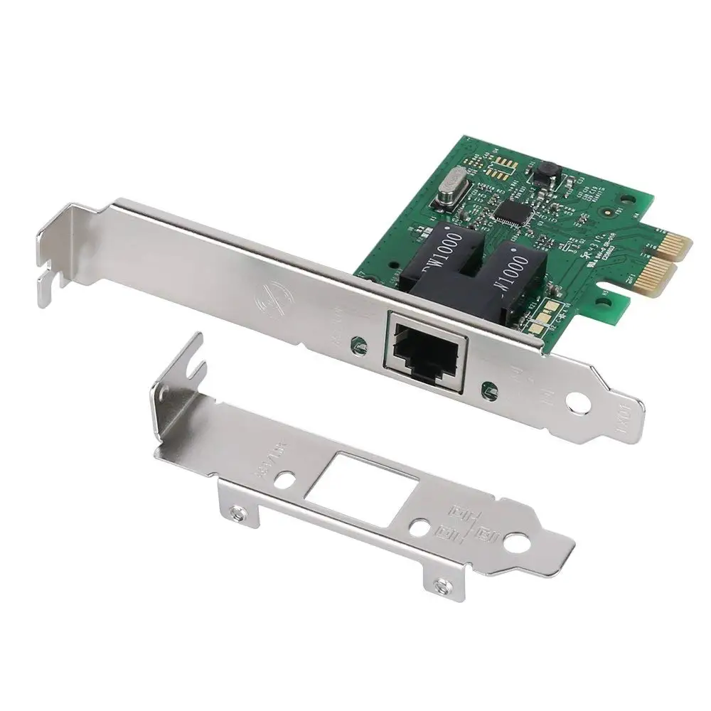Сетевой контроллер Zeadow PCI Express Gigabit Ethernet LAN 10/100 Мбит/с PCIe RJ45 | Компьютеры и офис