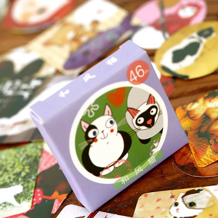 46pcs/set Cat series bakery seal sticker Vintage tape Cooking accessories DIY Scrapbooking daily supplies (tt-2289)
46pcs/set Cat series bakery seal sticker Vintage tape Cooking accessories DIY Scrapbooking daily supplies (tt-2289)
