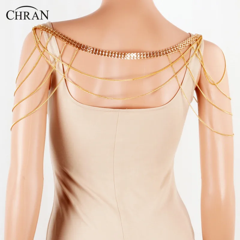 Chran New Arrival Fashion Chain Shoulder Necklaces Jewelry Multilayer Tassels Beach Chains Dress Jewelry For Women BCN201606
Chran New Arrival Fashion Chain Shoulder Necklaces Jewelry Multilayer Tassels Beach Chains Dress Jewelry For Women BCN201606
