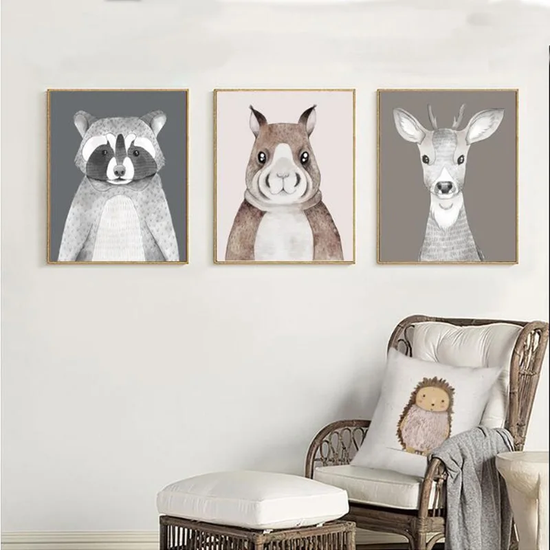 Unframed Modular Wall Art Picture Nordic Simplicity Animal Deer Bear Canvas Posters and Prints Kids Room Decoration Painting
Unframed Modular Wall Art Picture Nordic Simplicity Animal Deer Bear Canvas Posters and Prints Kids Room Decoration Painting