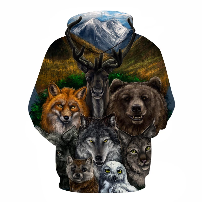 3D Animal Printed Hoodies Men Women Sweatshirts Bear Wolf Owl Fox Pullover Novelty Tracksuits Fashion Casual Hooded Streetwear
3D Animal Printed Hoodies Men Women Sweatshirts Bear Wolf Owl Fox Pullover Novelty Tracksuits Fashion Casual Hooded Streetwear