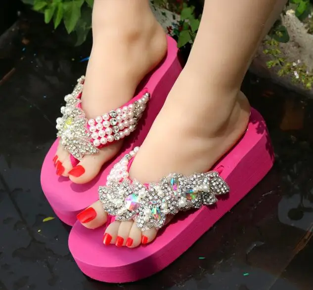 HAHAFLOWER bohemia sandals SEXY shiny rhinestones flip flops women wedge platform summer beach slippers shoes women mules
HAHAFLOWER bohemia sandals SEXY shiny rhinestones flip flops women wedge platform summer beach slippers shoes women mules
