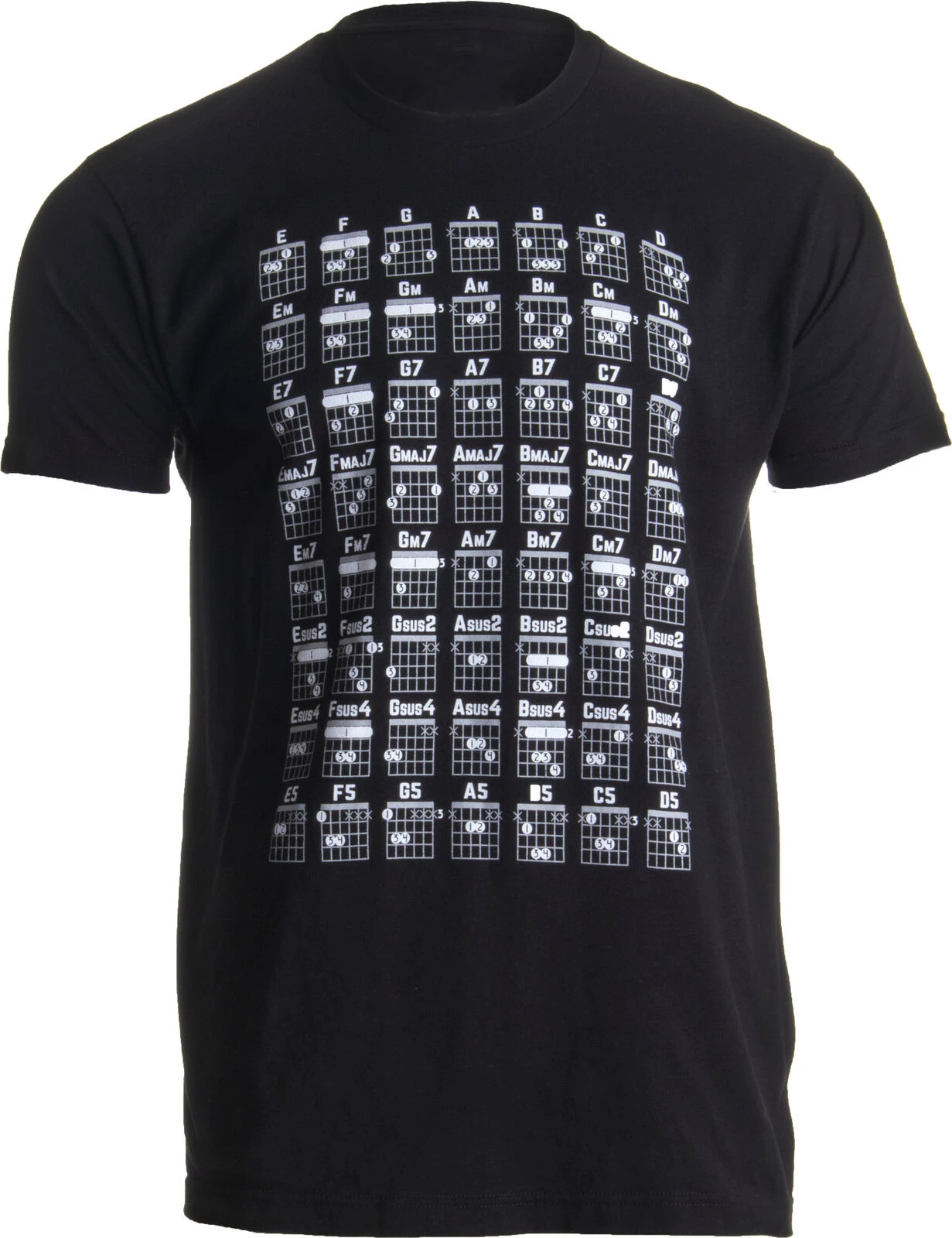 Guitar Chord Chart Cool Musician Guitarist Teacher Music Playing Notes T-shirt For Men Fashionable
Guitar Chord Chart Cool Musician Guitarist Teacher Music Playing Notes T-shirt For Men Fashionable