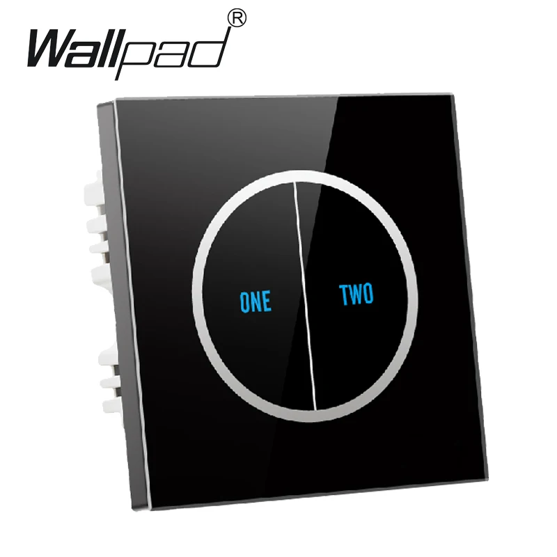 Luxury 2 gangs 1way Black Tempered Glass Panel Touch Light Wall Switch Waterproof 110V~250V Light touch wall switch
Luxury 2 gangs 1way Black Tempered Glass Panel Touch Light Wall Switch Waterproof 110V~250V Light touch wall switch