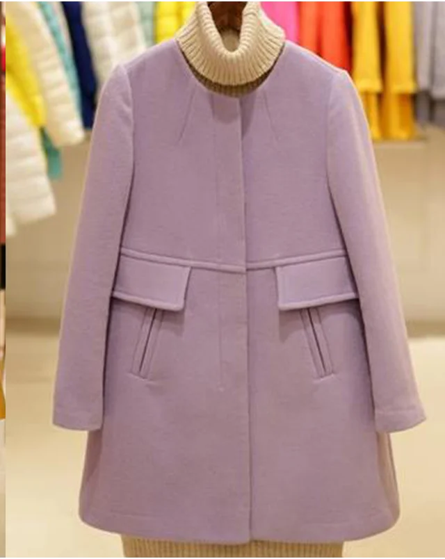 Women Autumn Winter Long Coat Button Female Robe Outerwear Manteau Femme Yellow Purple Red Solid Casaco Feminino 5xl 4xl 3xl-S
Women Autumn Winter Long Coat Button Female Robe Outerwear Manteau Femme Yellow Purple Red Solid Casaco Feminino 5xl 4xl 3xl-S