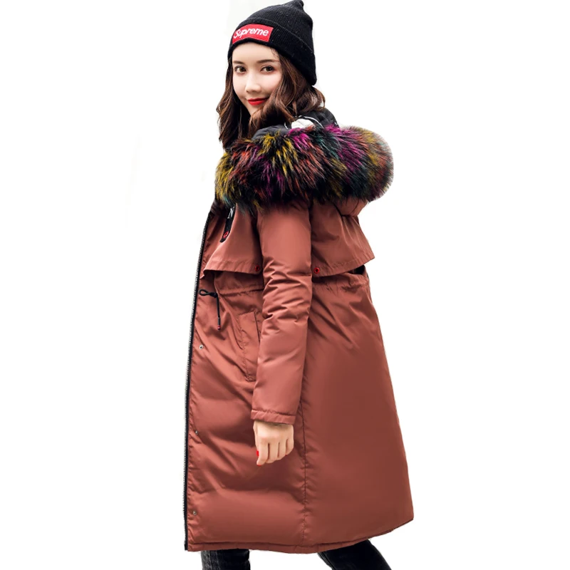 Новое поступление 2018 зимняя женская куртка можно носить с двух сторон Женское