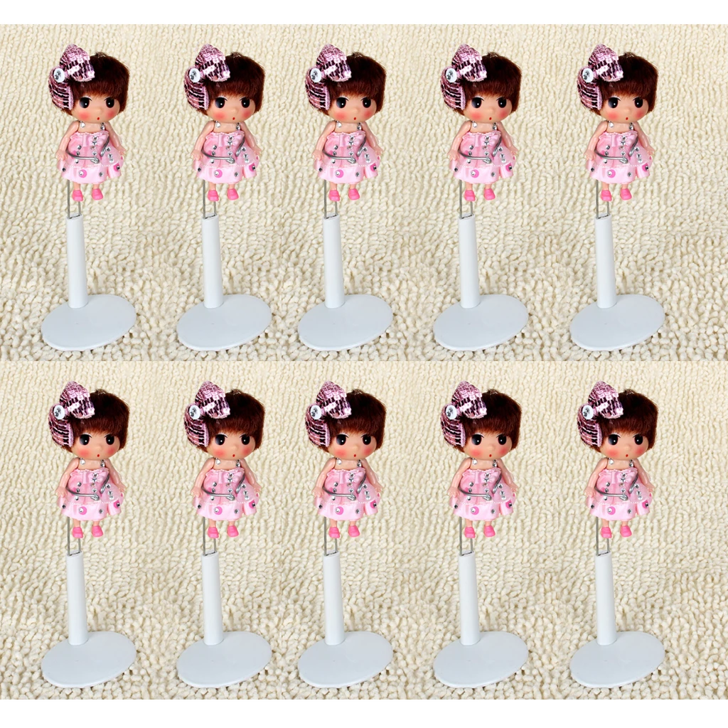 10Pcs Adjustable Metal Fashion Doll Stands Bear Display Holder C Type 5.5-7.8inch for Dolls Teddy Bears Doll Accessories White
10Pcs Adjustable Metal Fashion Doll Stands Bear Display Holder C Type 5.5-7.8inch for Dolls Teddy Bears Doll Accessories White