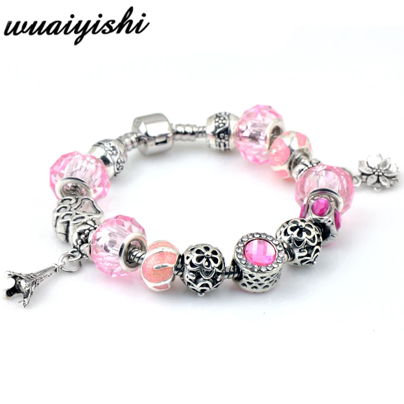 2020 Luxury Brand Women Bracelet Unique Crystal Charm Bracelet for Women DIY Beads Bracelets & Bangles Jewelry Gift
2020 Luxury Brand Women Bracelet Unique Crystal Charm Bracelet for Women DIY Beads Bracelets & Bangles Jewelry Gift