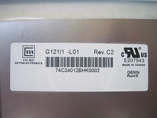 G121I1-L01 CHIMEI INNOLUX A + 12,1 дюймовая высококонтрастная промышленная TFT ЖК-панель
G121I1-L01 CHIMEI INNOLUX A + 12,1 дюймовая высококонтрастная промышленная TFT ЖК-панель