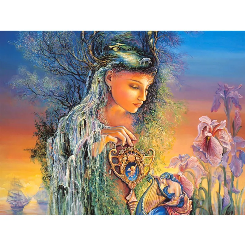 Painting By Numbers DIY Dropshipping 40x50 50x65cm Forest Goddess Figure Canvas Wedding Decoration Art picture Gift
Painting By Numbers DIY Dropshipping 40x50 50x65cm Forest Goddess Figure Canvas Wedding Decoration Art picture Gift