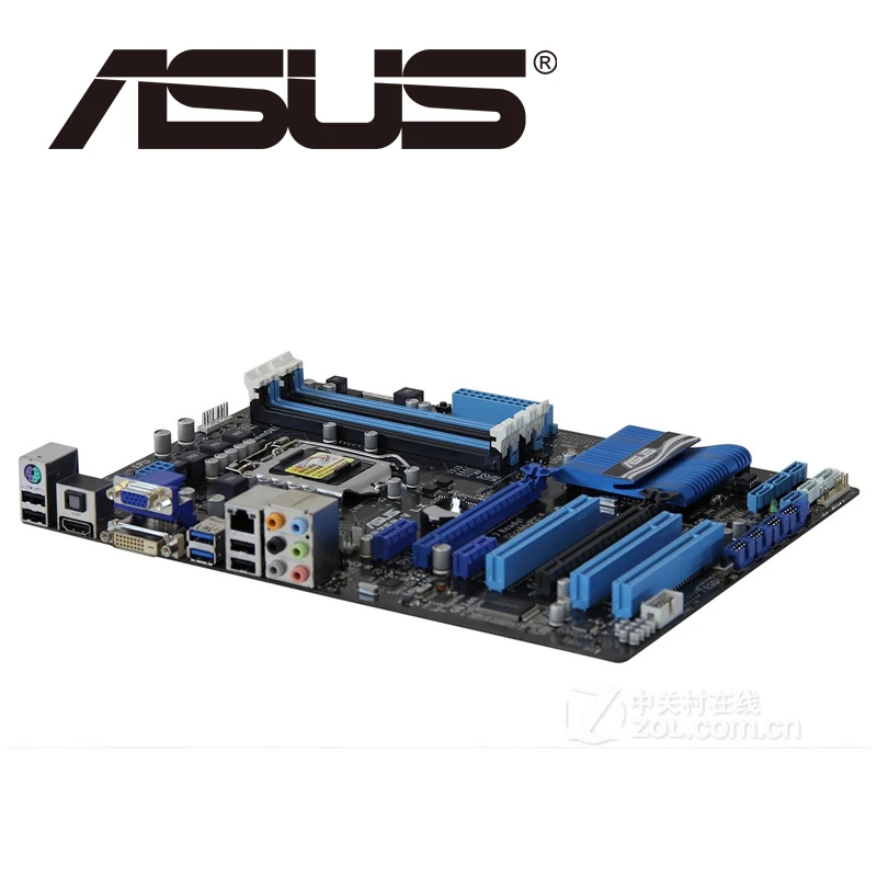 Настольная Материнская плата Asus P8Z68 V LX Z68 Socket LGA 1155 i3 i5 i7 DDR3 32 Гб ATX UEFI BIOS