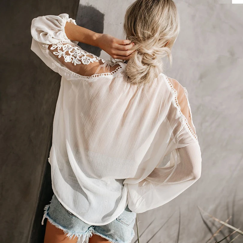 NEW Ladies 3\4 Sleeve Lace Casual Chiffon Embroidery Floral Blouse Crop Tops 
NEW Ladies 3\4 Sleeve Lace Casual Chiffon Embroidery Floral Blouse Crop Tops
