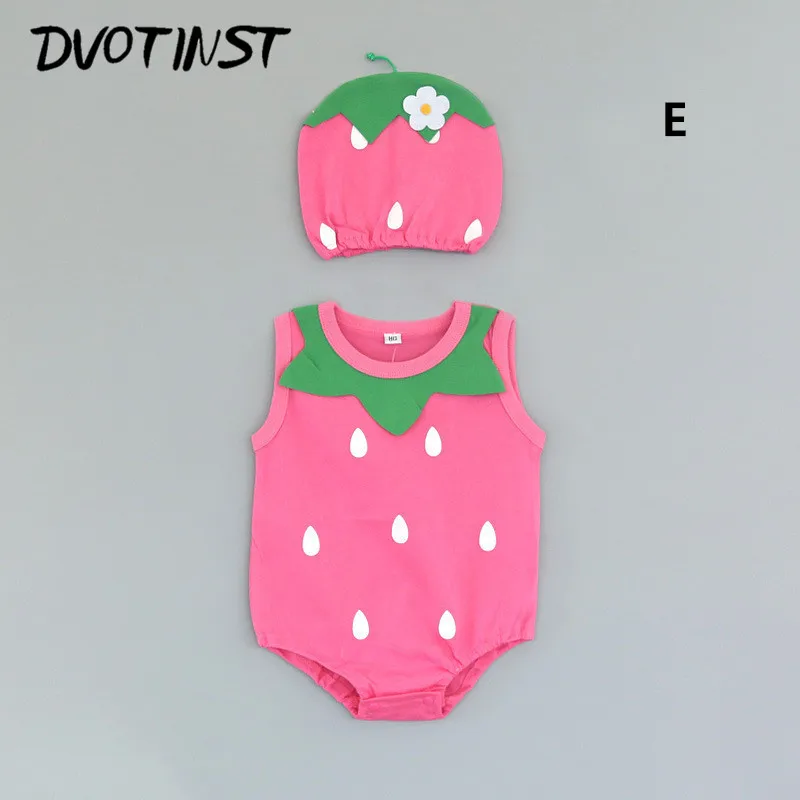 Baby Clothes Summer Sleeveless Fruits Animals Bodysuit+Hat 2pcs Set Playsuit Outfit Infant Toddler Jumpsuit Costume Clothing
Baby Clothes Summer Sleeveless Fruits Animals Bodysuit+Hat 2pcs Set Playsuit Outfit Infant Toddler Jumpsuit Costume Clothing