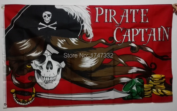 Пиратский флаг Captian, лидер продаж, товары 3 Х5 футов, 150 х90 см, баннер, латунные металлические отверстия
Пиратский флаг Captian, лидер продаж, товары 3 Х5 футов, 150 х90 см, баннер, латунные металлические отверстия