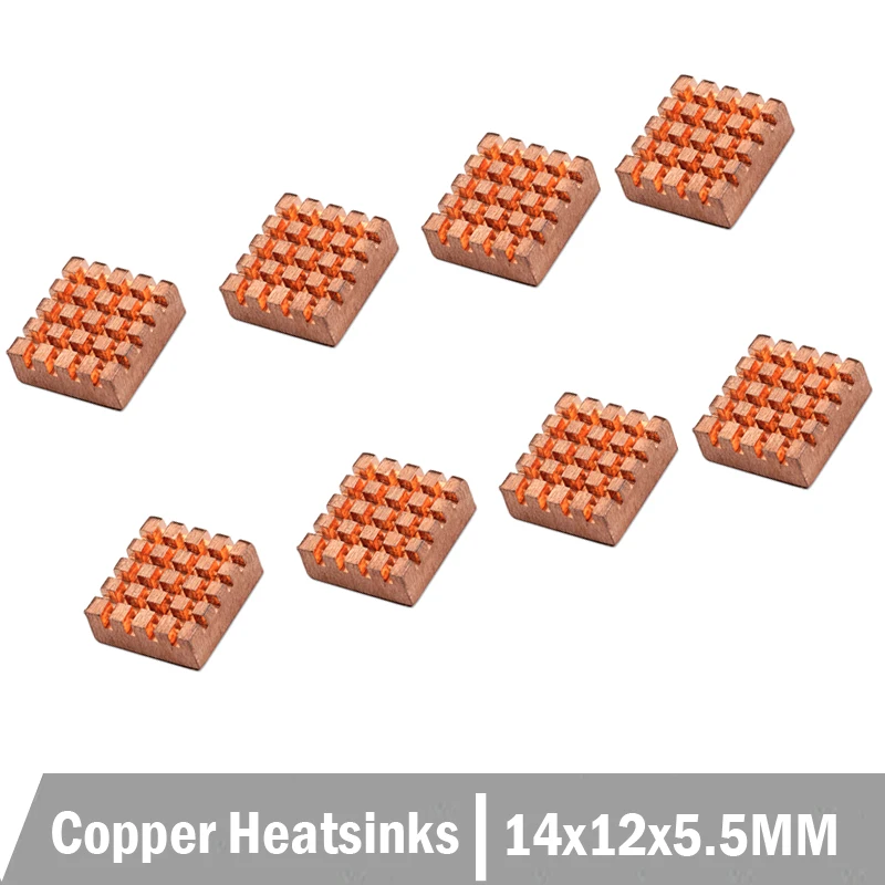 80PCS Pure Copper Heatsinks 14X12X5.5MM RHS-03 RAM Graphics Memory for Raspberry Pi RAM DDR
80PCS Pure Copper Heatsinks 14X12X5.5MM RHS-03 RAM Graphics Memory for Raspberry Pi RAM DDR