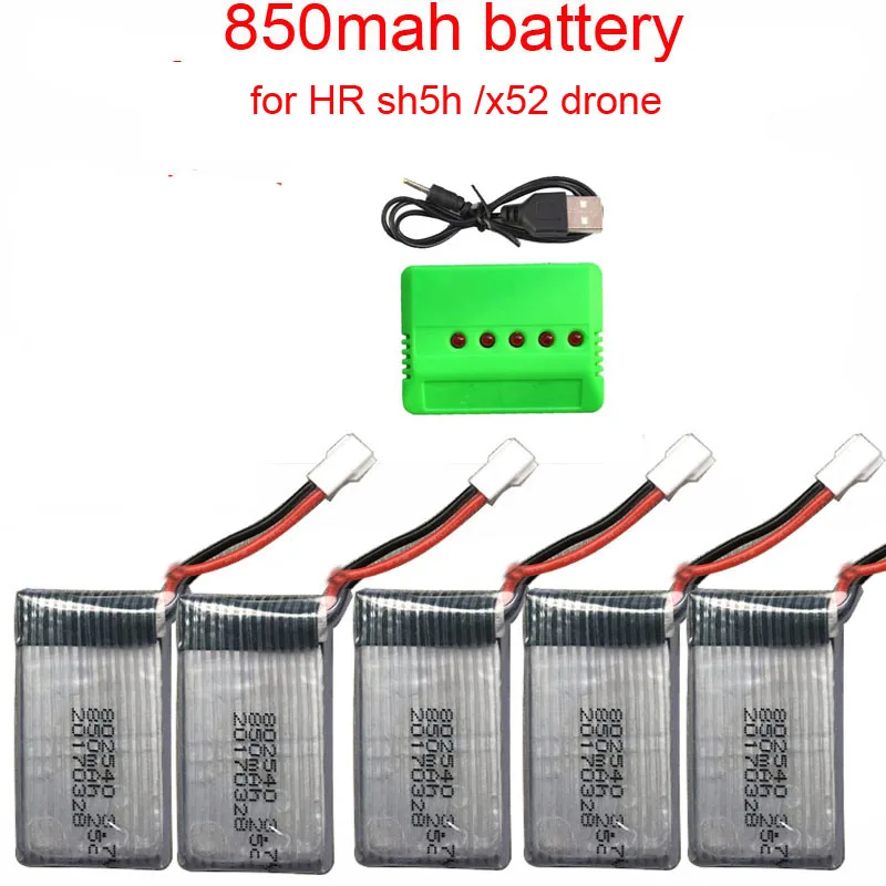 lamsam 3.7V 850mah li po battery for x5c HR SH5 SH5HD x52drone RC Quadcopter Spare Parts 850mah 25C Battery
lamsam 3.7V 850mah li po battery for x5c HR SH5 SH5HD x52drone RC Quadcopter Spare Parts 850mah 25C Battery