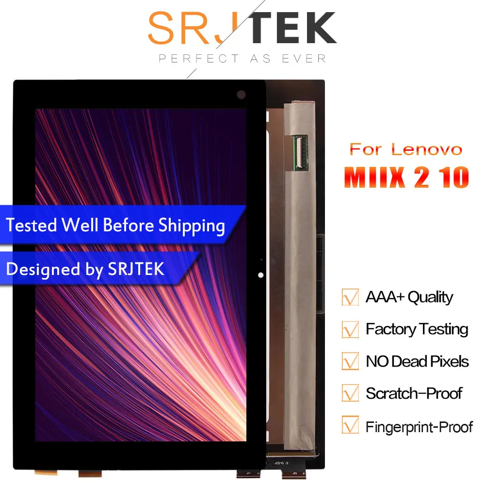 Srjtek 10.1" For Lenovo Miix2 10 Miix 2 10B101UAN01.7 Assembly LCD Display Matrix Touch Screen Digitizer Sensor Tablet PC Parts
Srjtek 10.1" For Lenovo Miix2 10 Miix 2 10B101UAN01.7 Assembly LCD Display Matrix Touch Screen Digitizer Sensor Tablet PC Parts