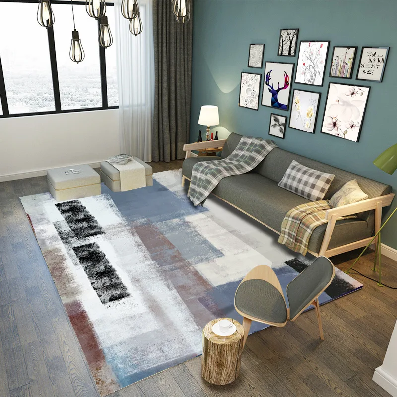 Ink Painting Nordic Carpets For Living Room Rectangle Bedroom Area Rug Anti-slip Coffee Table Floor Mats Bedside Rugs
Ink Painting Nordic Carpets For Living Room Rectangle Bedroom Area Rug Anti-slip Coffee Table Floor Mats Bedside Rugs