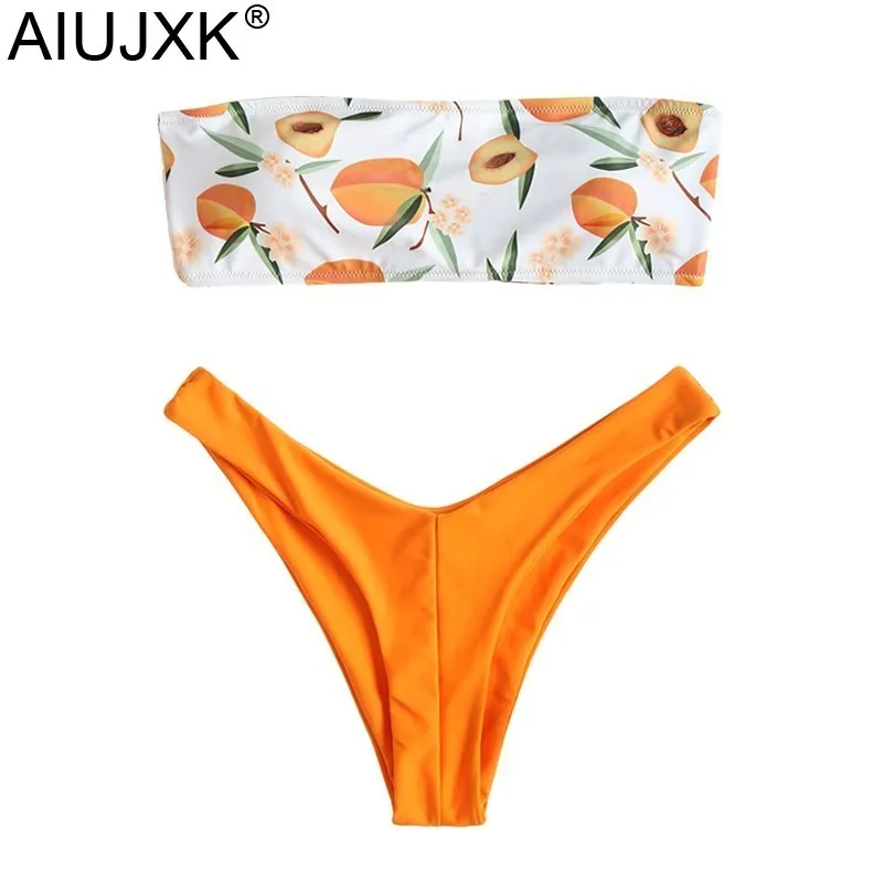 AIUJXK 2019 Sexy Bathing Suit Women 2 Piece Swimsuit fruit Print Micro Bikini New Beach Off Shoulder Sexy Swimwear Female
AIUJXK 2019 Sexy Bathing Suit Women 2 Piece Swimsuit fruit Print Micro Bikini New Beach Off Shoulder Sexy Swimwear Female