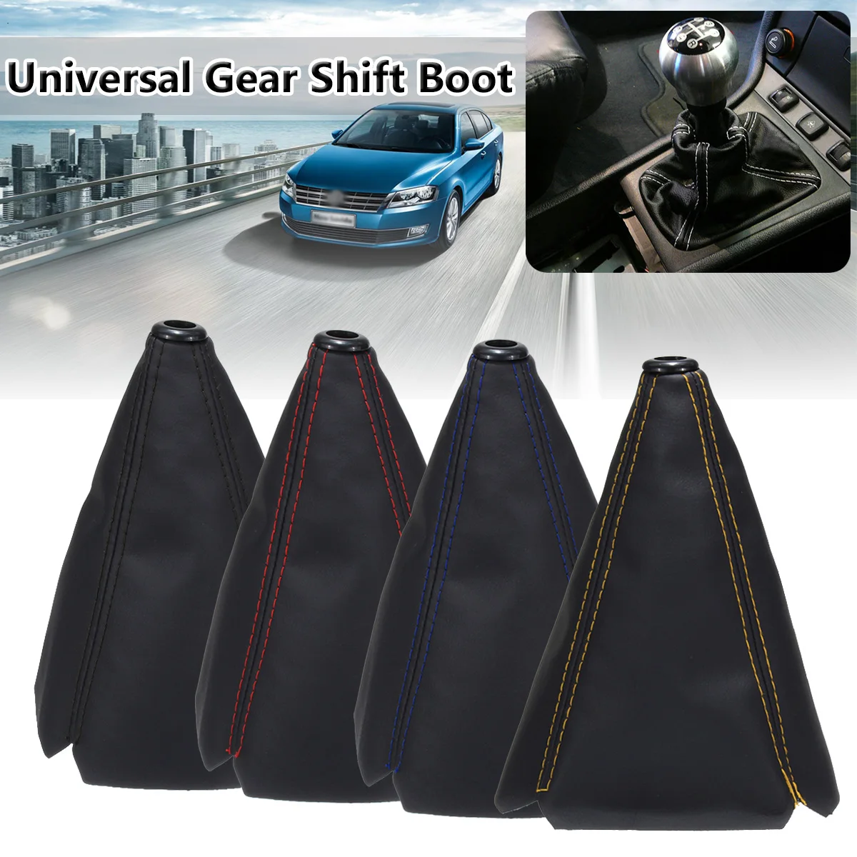 1Pcs 16mm Universal PU Leather Car Auto Gear Shift Collars Carbon Fiber Car Manual Shifter Gear Shift Boot Cover Gaiter
1Pcs 16mm Universal PU Leather Car Auto Gear Shift Collars Carbon Fiber Car Manual Shifter Gear Shift Boot Cover Gaiter
