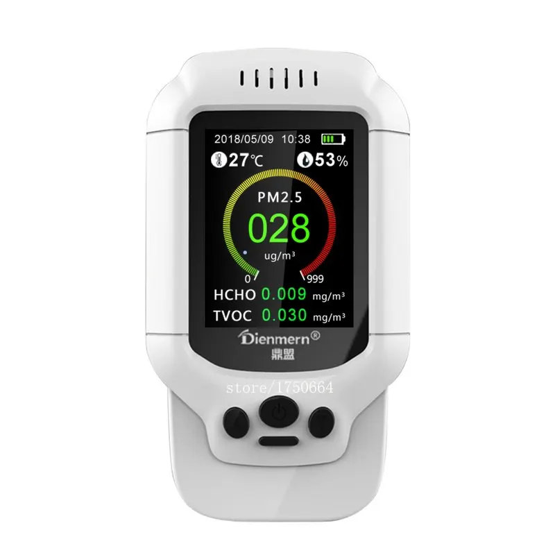 HCHO PM1.0 PM2.5 PM10 детектор TVOC Температура измеритель влажности PM 2 5 газоанализатор