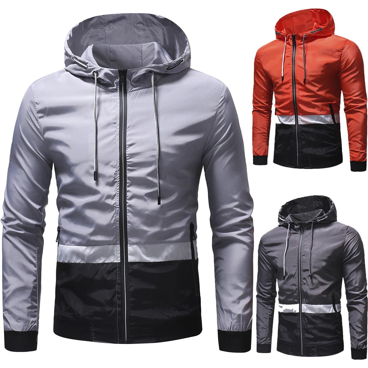 New men's jacket casual hoodie spring and autumn hip-hop mountaineering jacket sports zip-up jacket jacket
New men's jacket casual hoodie spring and autumn hip-hop mountaineering jacket sports zip-up jacket jacket