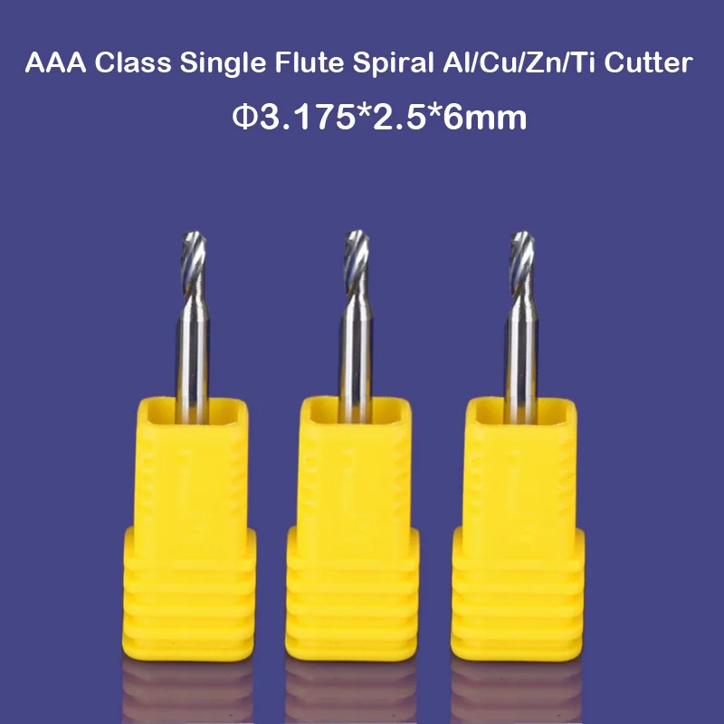 Free shipping, 3pcs highest quality single flute end mill bits 3.175x2.5x6mm cutting bits Aluminium, Solid Carbide Drill Bits
Free shipping, 3pcs highest quality single flute end mill bits 3.175x2.5x6mm cutting bits Aluminium, Solid Carbide Drill Bits