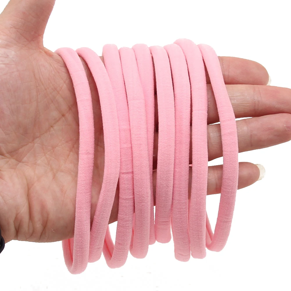 10PC Baby Soft Skinny Nylon Headbands Elastic Hair Bands DIY Cute Lovely Solid Color Girls Kids Seamless Hair Accessories Gifts
10PC Baby Soft Skinny Nylon Headbands Elastic Hair Bands DIY Cute Lovely Solid Color Girls Kids Seamless Hair Accessories Gifts