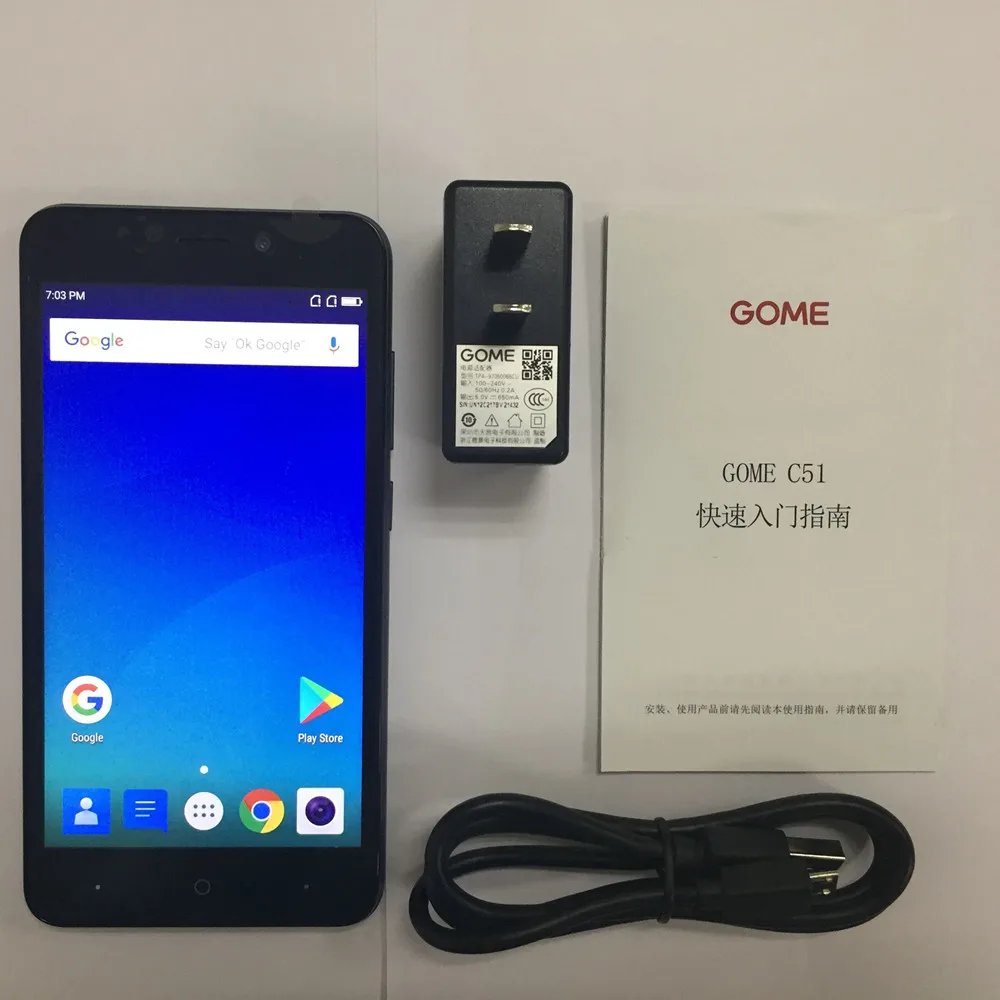 GOME C51 4G LTE Smartphone 2GB 16GB 5.0inch 1280x720 MSM8909 Quad Core 5.0MP+2.0MP Android 7.1 2000mAh Battery Mobile Phone | Мобильные