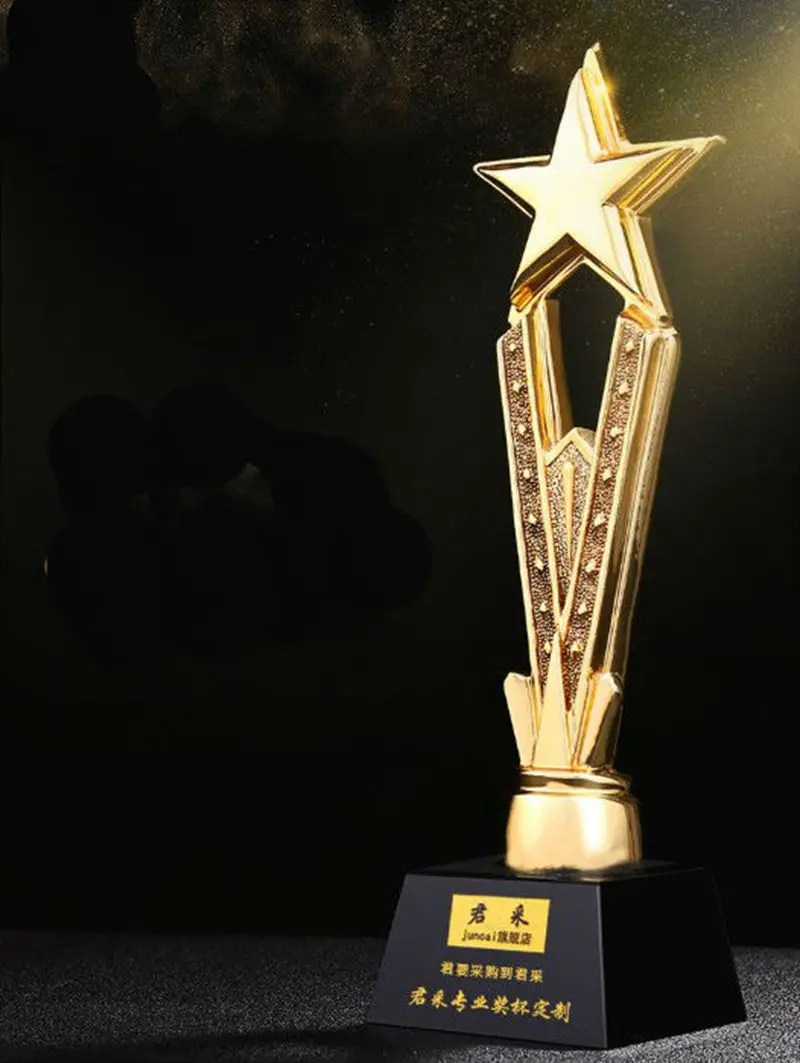 High Quality!Star shine trophy gilded resin trophy creative crystal award trophy,Free shipping!
High Quality!Star shine trophy gilded resin trophy creative crystal award trophy,Free shipping!