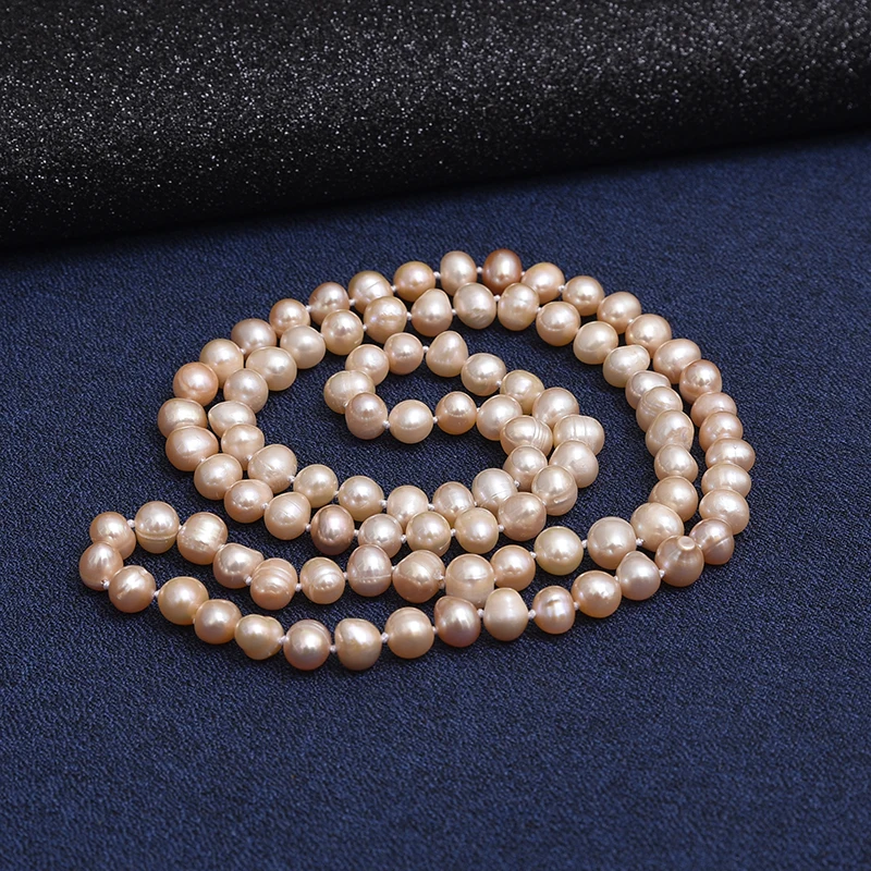 Wholesale 8-9mm Gentle fashion and Orange pearl with round extraordinary necklace findings 32inch responsible for Women's Day
Wholesale 8-9mm Gentle fashion and Orange pearl with round extraordinary necklace findings 32inch responsible for Women's Day