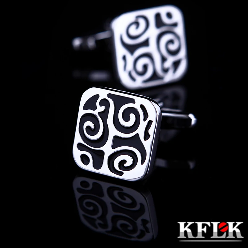 KFLK Jewelry shirt Fashion cufflink for mens Gift Brand Black Vintage cuff link Wholesale Button High Quality Male guests
KFLK Jewelry shirt Fashion cufflink for mens Gift Brand Black Vintage cuff link Wholesale Button High Quality Male guests