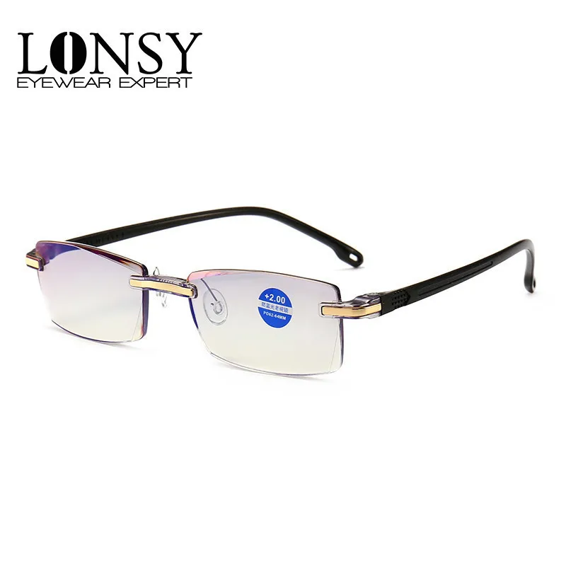 LONSY Fashion High Quality Anti Blue Reading Glasses For Men Women Diopter Metal Reading Glasses 1.0 1.5 2.0 2.5 3.0 3.5
LONSY Fashion High Quality Anti Blue Reading Glasses For Men Women Diopter Metal Reading Glasses 1.0 1.5 2.0 2.5 3.0 3.5